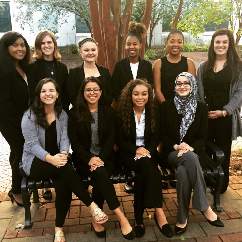 Women in Business Student Ambassadors, Fall 2017